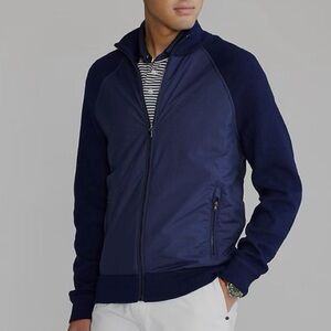 NWT $298 RLX Ralph Lauren Men’s Golf Navy Jacket Men’s Full Zip Golf Jacket Sz M